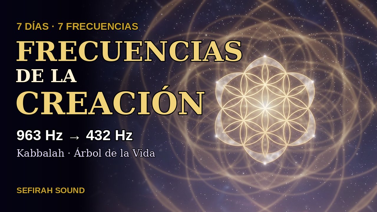 Frecuencias de la Creación — 7 días, 7 frecuencias